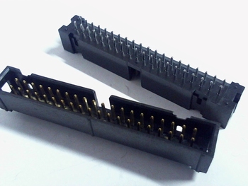 Male boxed header 2x20 pins RM 2,54mm