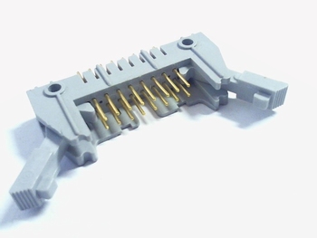 Header male connector 2x8 pins