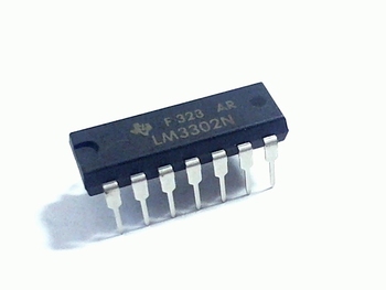 LM3302 Comparator, quad, DIL-14