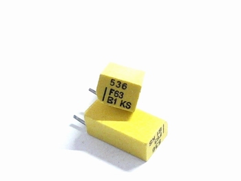 Styroflex capacitor 536 pf radial