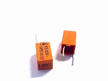 Styroflex capacitor 1nF radial RM7