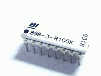 Resistor array 8x 100K DIP16