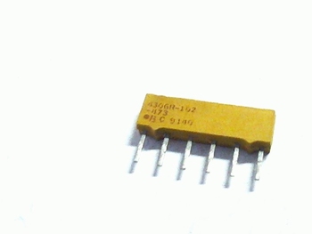 Resistor array 5 x 47K - 6 pins