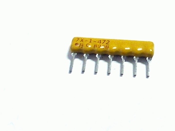 Resistor array 6x 4K7