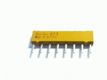 Resistor array 7 x 47K - 8 pins