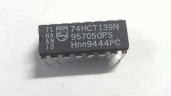 74HCT139 Dual 2-to-4 line decoder/demultiplexer DIP16