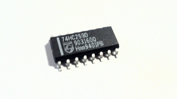 74HC259D 8 BIT ADDRESSABLE LATCH 16 pin SOIC