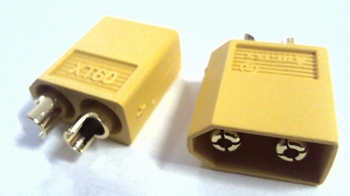 XT60 male connector voor draadaansluiting