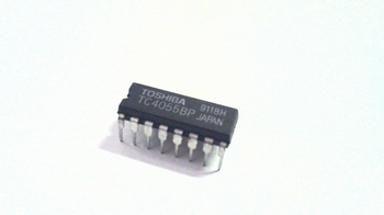 4055BP BCD to 7 segment decoder DIP 16 Toshiba