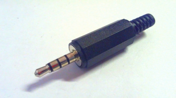 3.5mm Jack stekker - 4 polig kunststof Lumberg KLS414