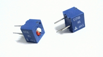 High precision potmeter 5K ohms square adjust on top