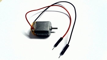 Gelijkstroom motor 3V met aansluitdraden