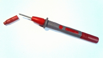 Meetpen professioneel rood voor banaanplug aansluiting