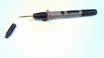 Measuring probe professional black for banan plug connection