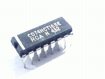 74HC165 8-bit parallel-in/serial out shift register