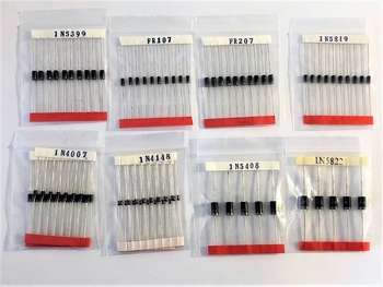 Assortment of diodes 100 pieces 8 different types