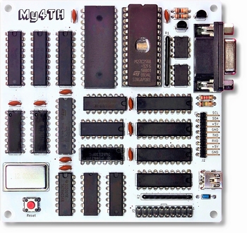 My4TH single board FORTH computer building kit