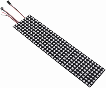Led matrix 32 X 8 met 256 RGB WS2812B LEDS