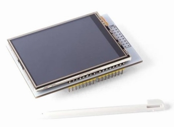 LCD display 2,8 inch voor UNO, touchscreen, SD entry ILI9341