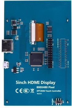 Raspberry Pi 4 Touch Screen 5 Inch Display 800x480