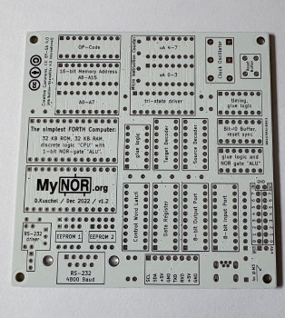 My4TH - FORTH alleen PCB