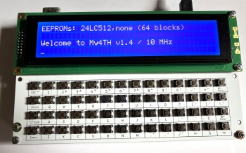 My4TH - FORTH computer compleet opgebouwd en getest plus Forthdeck