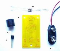 Building kit water alarm