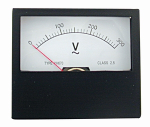 panelmeter 0-300 volt AC