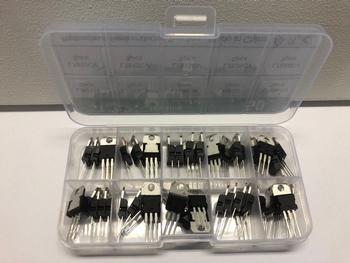 Voltage regulator kit 70 pieces in asortment box