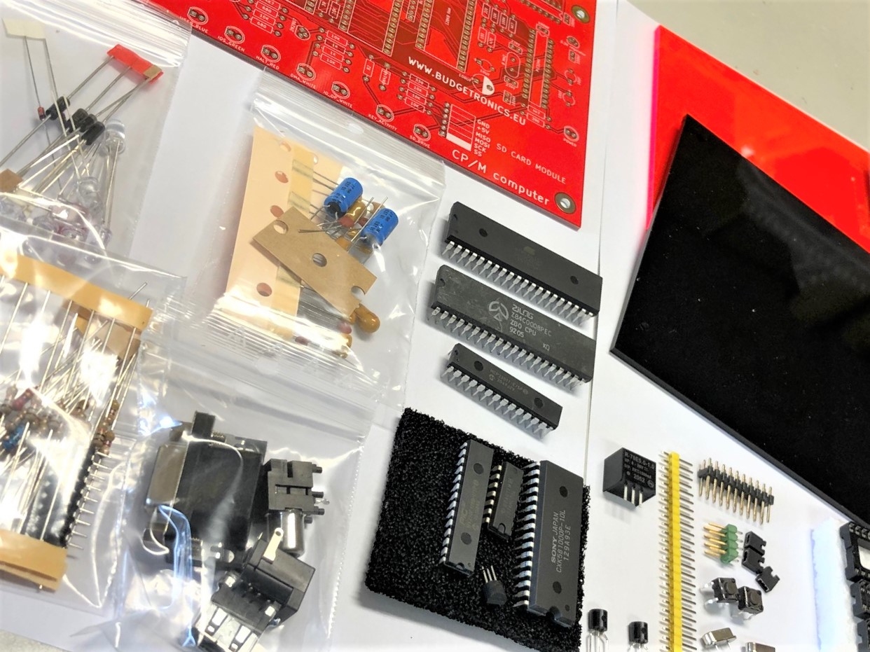 CP/M computer building kit with SD drive and VGA output