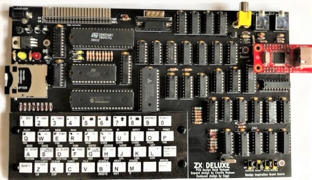 ZXDELUXE+ zx81 clone computer already build with SD drive, Zeddynet and enclosure