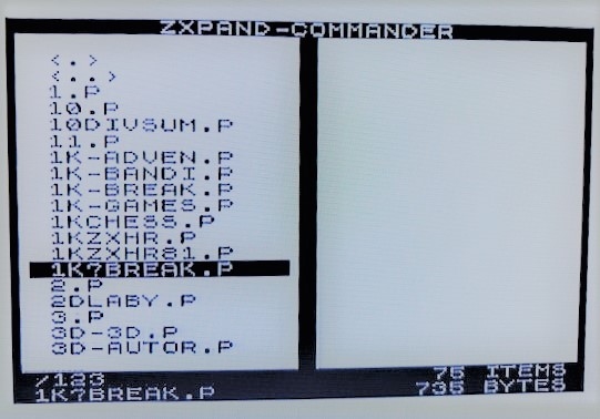 ZXDELUXE+ zx81 clone computer already build with SD drive, Zeddynet and enclosure