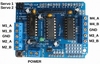L293D motor shield voor Arduino