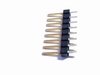 Header male 1x 8 pins 2,54mm straight