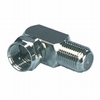 F-connector adapter to hooked contra F-connector