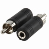 Adapter plug RCA/tulp male naar 3.5mm mono female