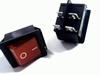Universal 2-pole switch red 16A DPST