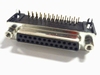 Sub D 25 pins female connector 90 degrees PCB
