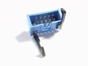 Male boxed header 2x5 pins RM 2,54mm with clamp