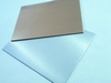 Aluminium plaat met koperzijde 100mm x 75mm