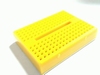 Solderless yellow breadboard mini