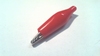 Alligator clip isolated red