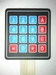 16 Key Matrix Membrane Switch Keypad 4 X4 matrix