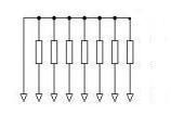 Resistor arry 8 pins