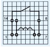 aansluitschema reed relais