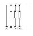 weerstand array 4 pins