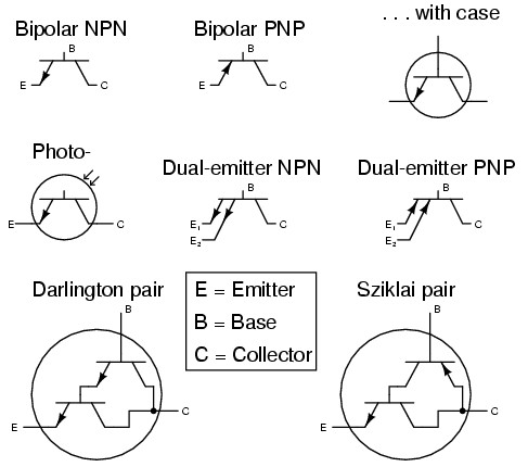 electronic symbol bipolar transistor