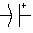 electronica symbool voor Condensator gepolariseerd ( ELKO )