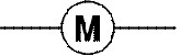 electronica symbool voor Motor