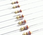 Resistors carbon 0,25 Watt